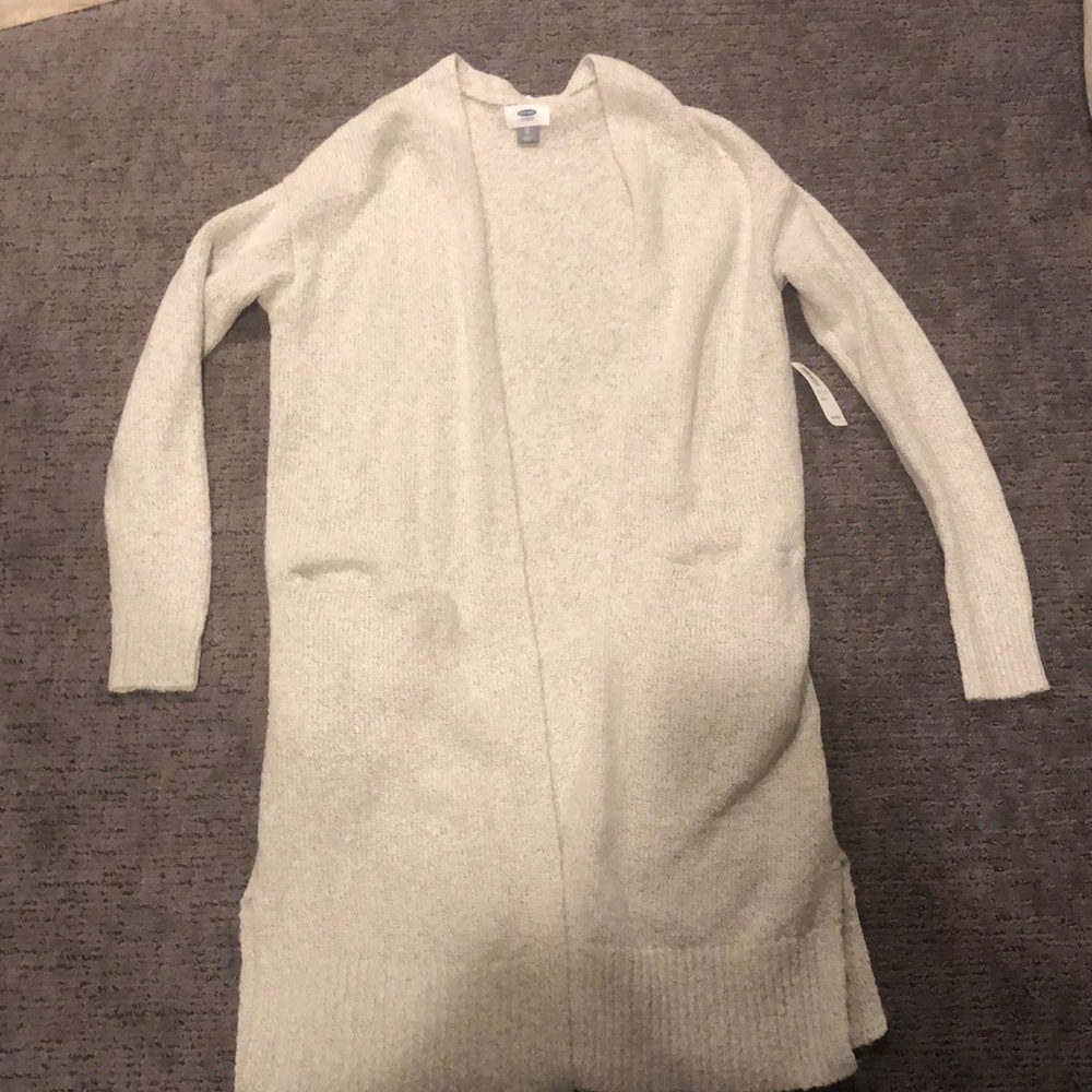 Brand new soft gray open cardigan!